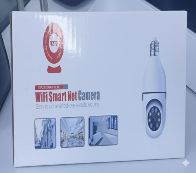 Camara De Vigilancia WiFi Tipo Bombillo V380