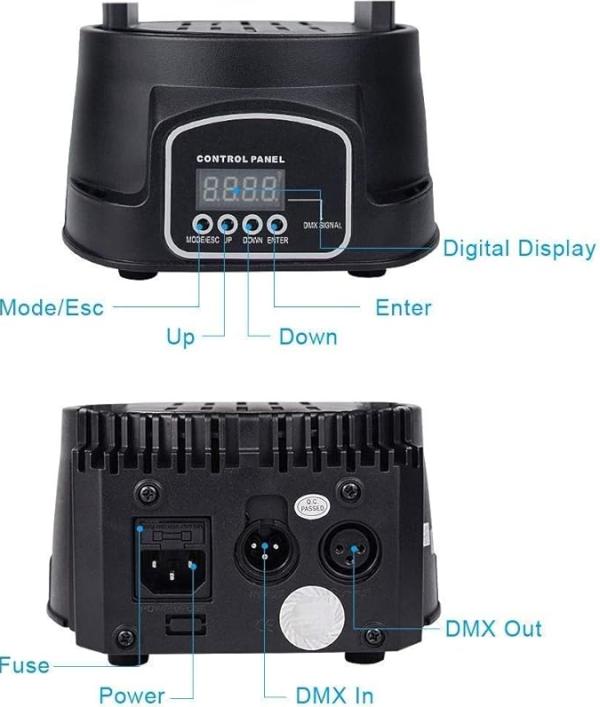 Mini Luz LED con Cabeza Movil EL-006