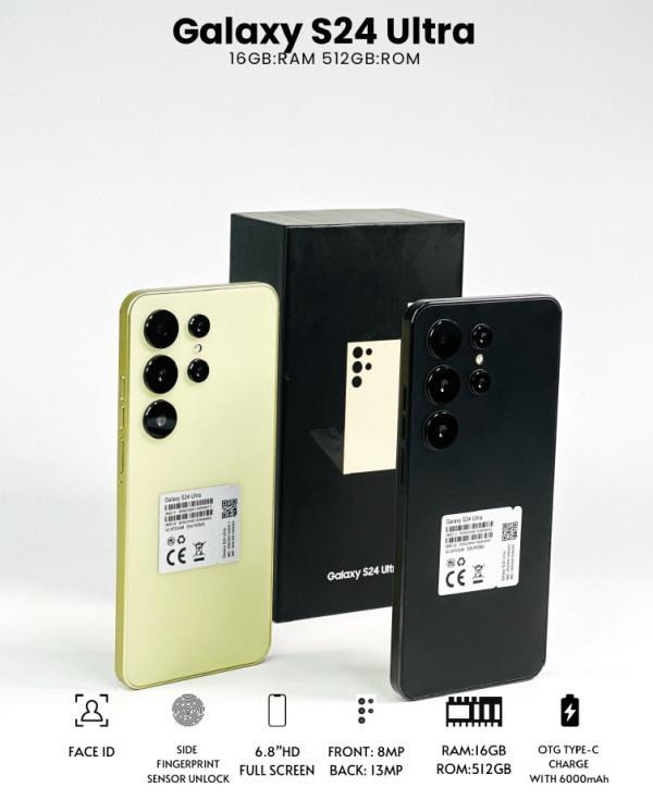 Celular Ccit S24 ULTRA dorado 512GB 16GB RAM 6.8 pulgadas android 15 Imagen principal del producto