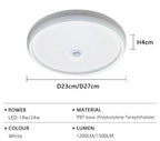 Bombillo con Sensor de Movimiento - 12W 6500K