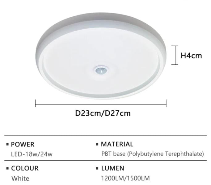 Bombillo con Sensor de Movimiento - 12W 6500K