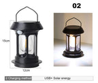Lampara Solar Portatil 5808 - Negra