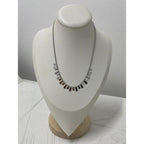 Poderosa Collar Acero Diseño Plateado Moderno y Refinado