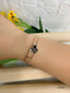 Poderosa Pulsera Doble Oro Rosa Mickey SL-095M Encanto Icónico