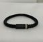 Pulsera Poderosa Cuero Estilo Hugo Boss Negro