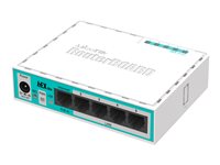 MikroTik RouterBOARD hEX lite RB750r2 - Router conmutador de 4 puertos -