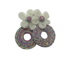 Aretes de Playa Flores Vibrantes