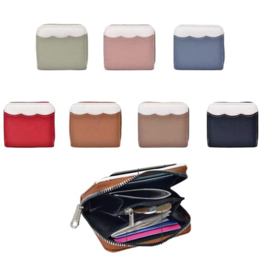 Poderosa Billetera Dama C579-001 Cafe - Diseño Moderno Imagen principal del producto