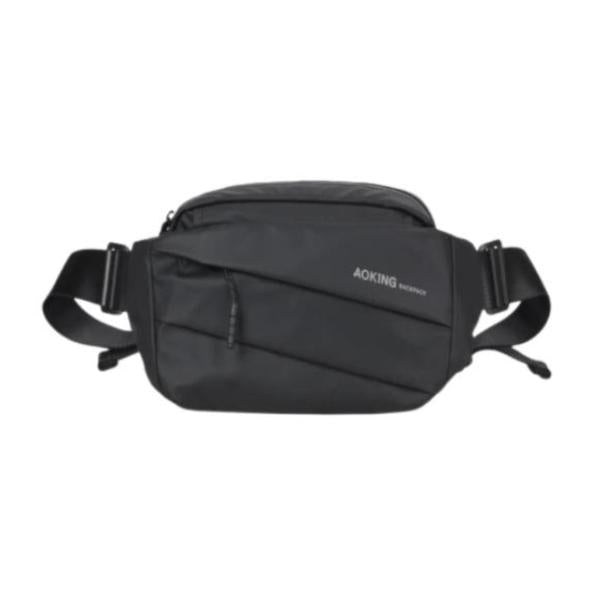 Poderosa Cangurera Sy4006-5 Aoking Negro Bolsos