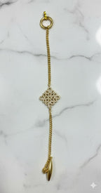 Pulsera Acero Poderosa Dorado - Elegancia Duradera