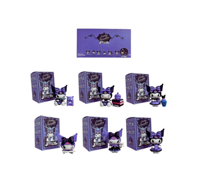 Set 6 Figuras Kuromi Caja Sorpresa PVC Diseño Gótico