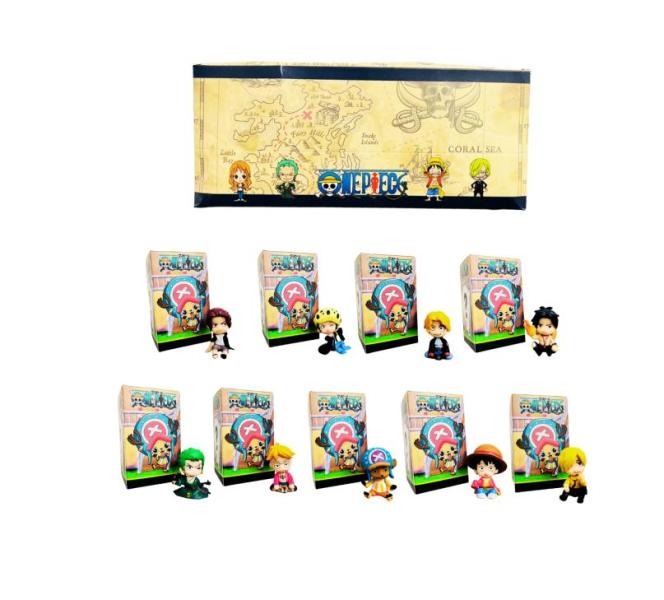 Set 9 Figuras One Piece Caja Sorpresa PVC Alta Calidad Imagen principal del producto