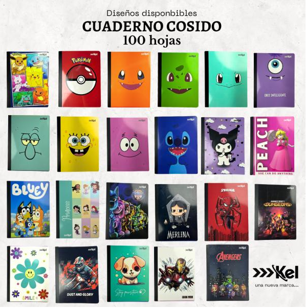 Cuaderno Cosido Varios Estilos - Articulos De Oficina
