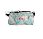 Bolso Deportivo Cruzado - Celeste Gris Blanco