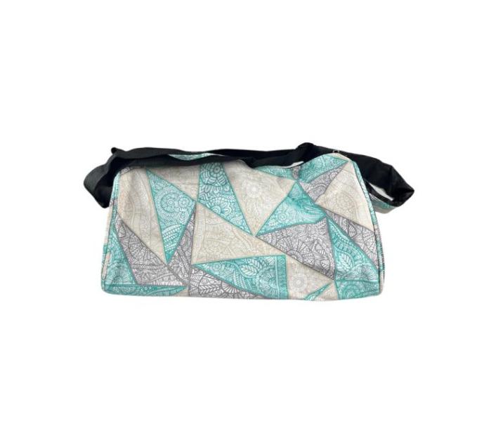Bolso Deportivo Cruzado - Celeste Gris Blanco