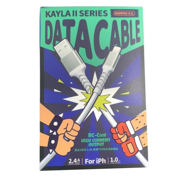 Cable USB Lightning RC-C008 - Blanco