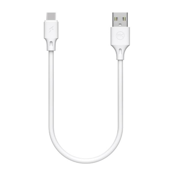 CABLE USB TIPO C WDC-105A 25CM BLANCO