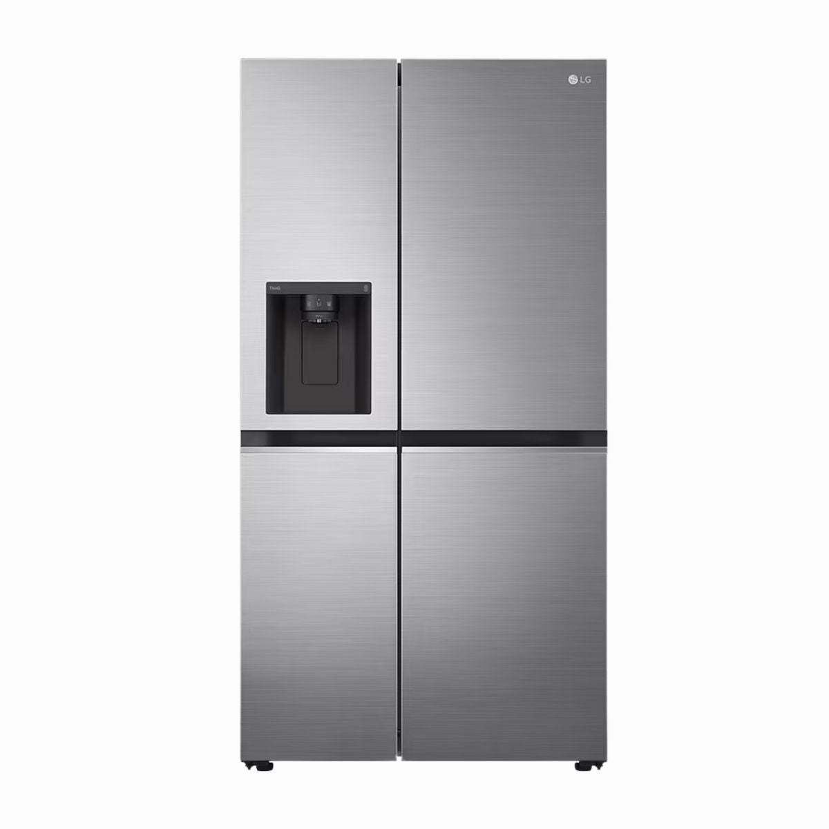 LG Refrigerator Side by Side 27 pc con dispensador silver VS27LWID Imagen principal del producto