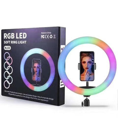 ARO DE LUZ LED RGB 13"/33CM MODELO MJ33