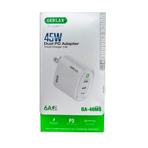 Gerlax cargador cubo GA-40MS carga rápida PD 45W Imagen secundaria del producto
