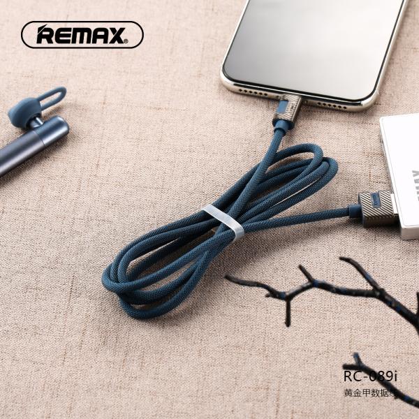 Cable USB Lightning RC-089I Metal Remax - Negro