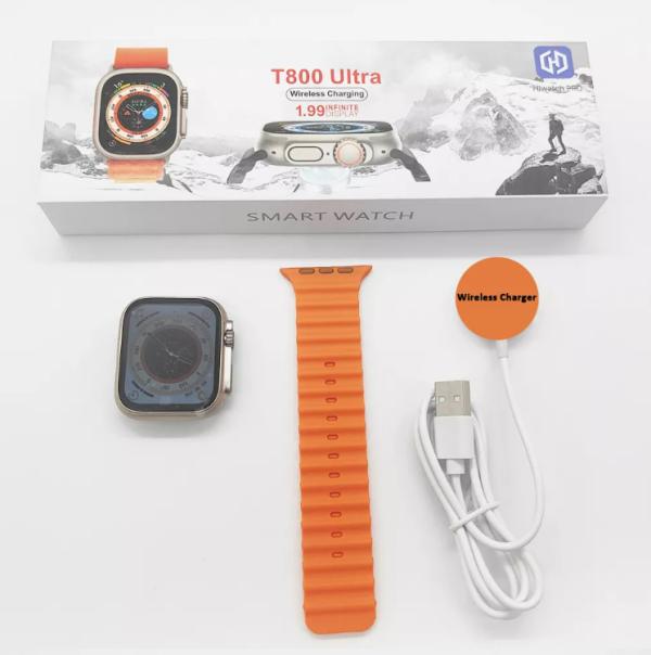 Reloj Inteligente T800 Ultra Yookie - Naranja