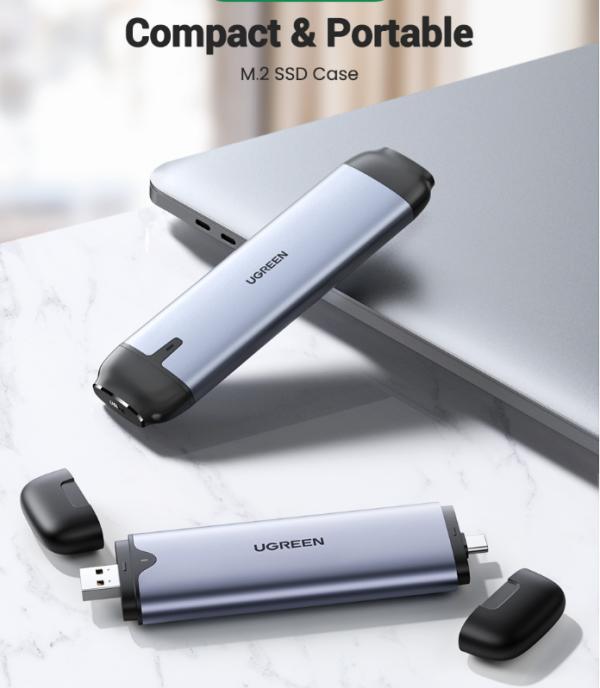 UGREEN encapsulador USB-C NVME m.2 70532 Imagen secundaria del producto
