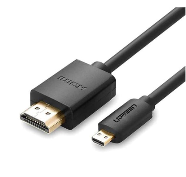 Cable Micro HDMI Tipo D Macho a HDMI Tipo a Macho HD127 30102 Ugreen - 1.5m Negro