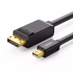 Cable Mini Display Port Macho a Display Port Macho MD105 10477 Ugreen - 1.5m Negro