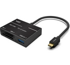 Lector Memoria y Hub USB Tipo C OTN-9189 Onten - Negro