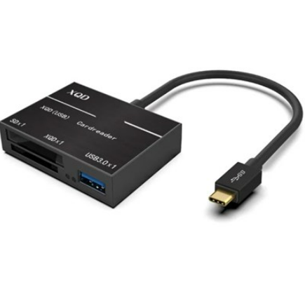 Lector Memoria y Hub USB Tipo C OTN-9189 Onten - Negro