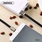 Cable USB Micro B RC-081M Weave Serie Remax - Verde