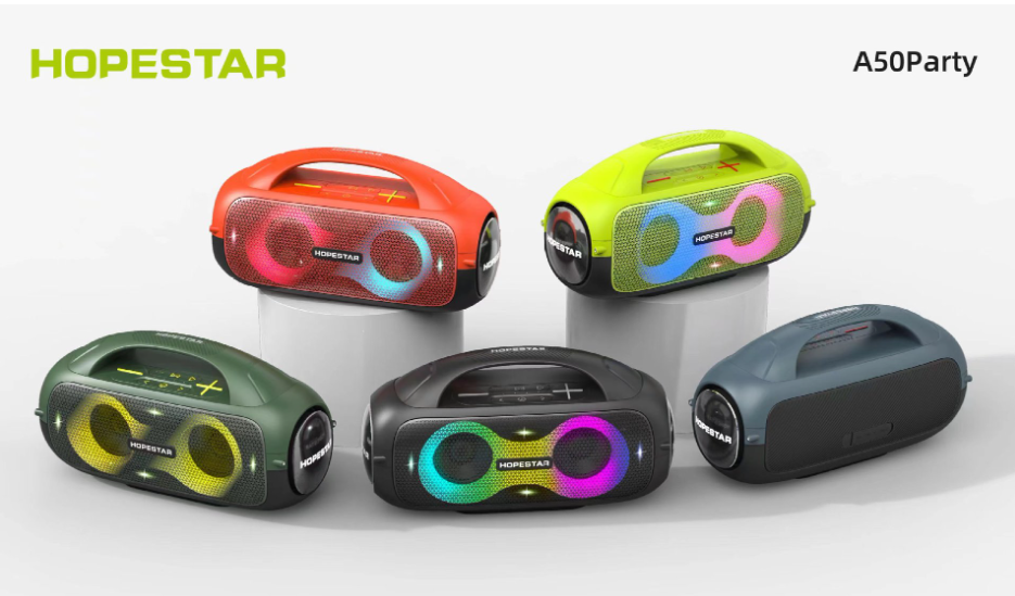 Parlante Bluetooth A50 Party Hopestar - Verde