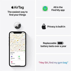 Localizador Airtag 4 Pack Apple - Blanco