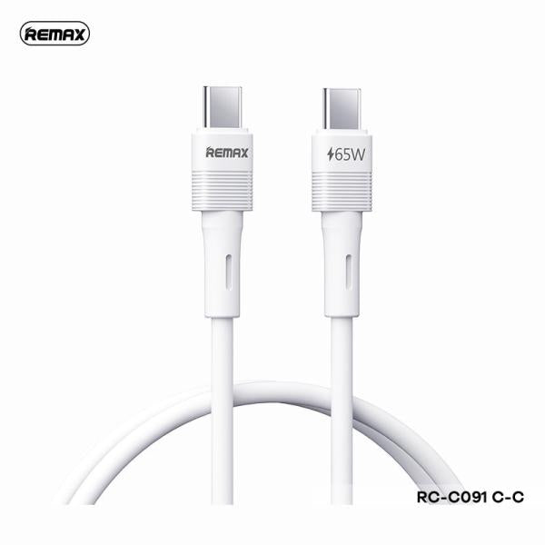 Cable USB Tipo C RC-C091 C-c Serie Leya Remax - Blanca