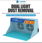 Ventilador con Luz SS-917C Mini Sunshine - Celeste