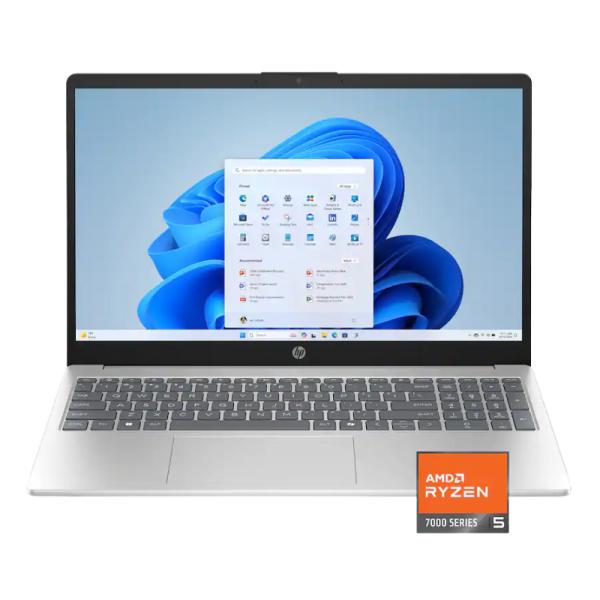 Laptop HP 15-FC0146DX 15.6" Ryzen 5 8GB 512GB SSD Win 11 Touch Imagen principal del producto