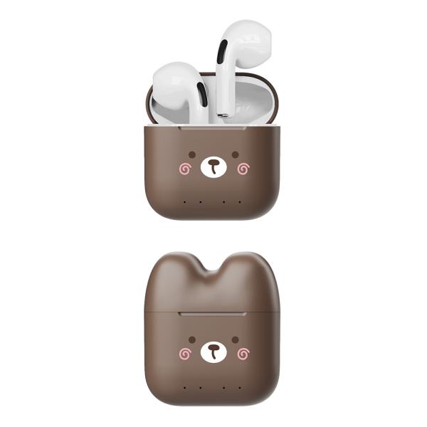 Audifono Manos Libres Bluetooth YKS26 Yookie - Cafe Blanco