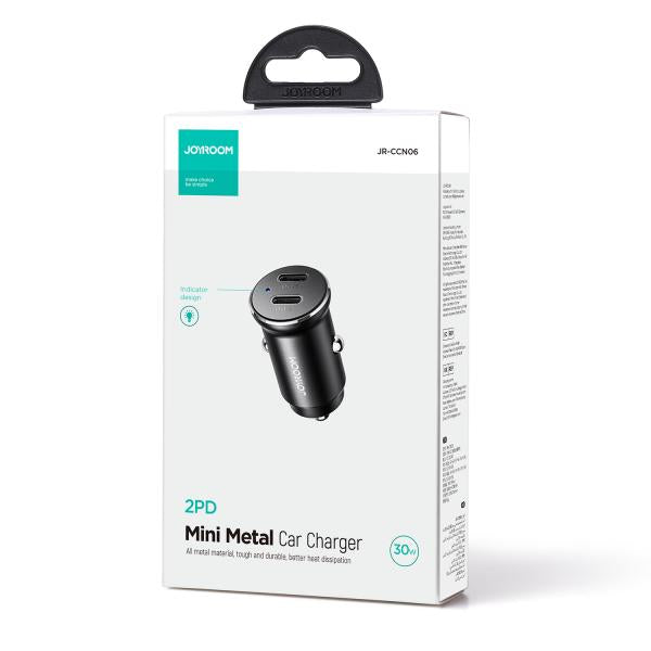 Cargador Cubo Carro JR-CCN06 Joyroom - Negro