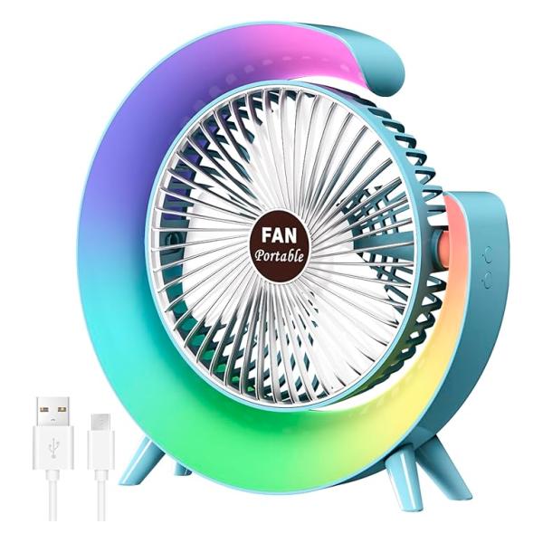 Ventilador RGB - Azul