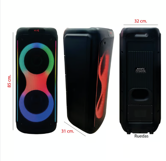Parlante Bluetooth RX-1008 Soonbox - Negra