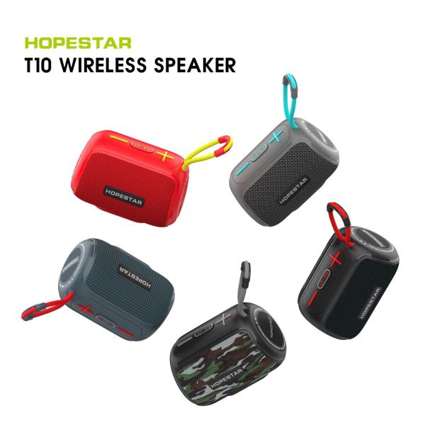 PARLANTE BLUETOOTH T10 HOPESTAR GRIS