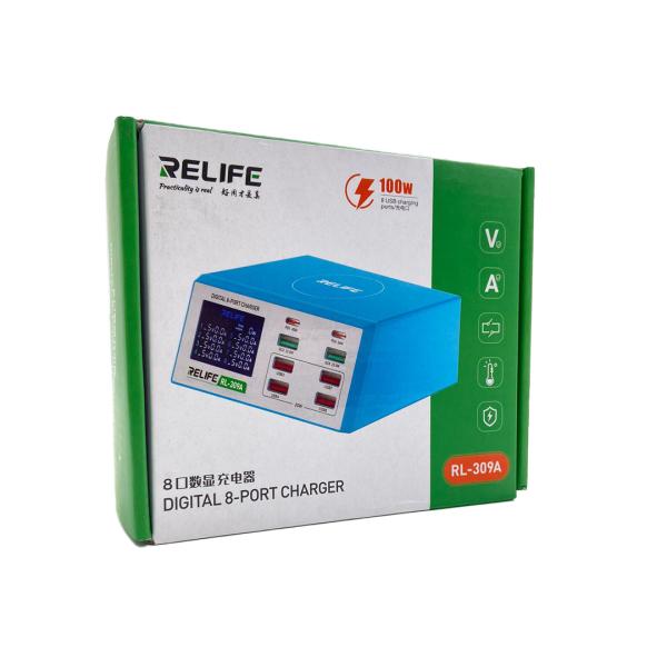 Adaptador Cargador RL-309A Relife - 8 USB