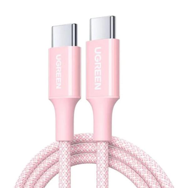 Ugreen Cable Usb-C A Usb-C Pd 3A 1M Rosado - Us264 Imagen principal del producto
