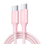 Ugreen Cable Usb-C A Usb-C Pd 3A 1M Rosado - Us264