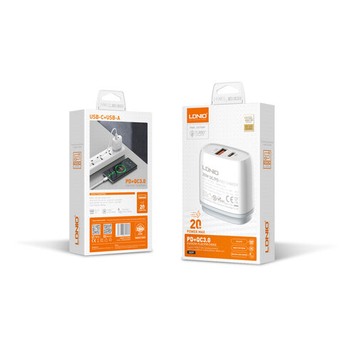 Cargador LDNIO Q229 lightning carga rápida Imagen secundaria del producto