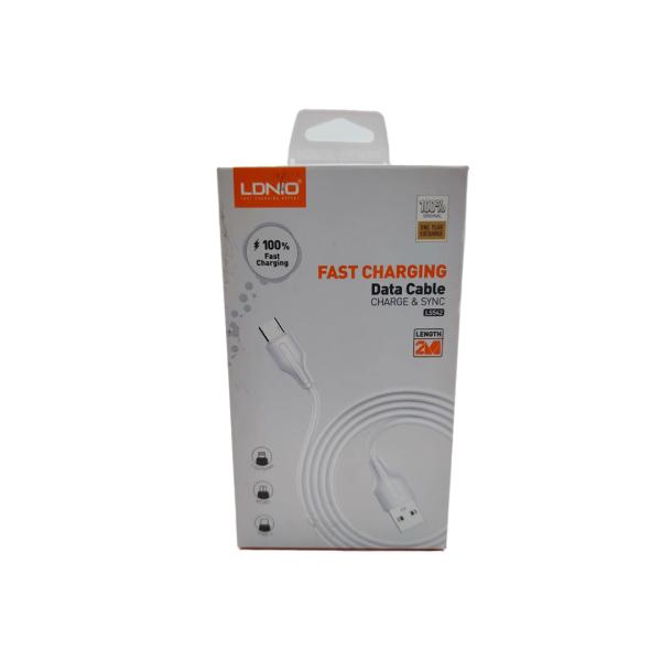 Cable USB Micro B LS542 Ldnio - Blanco