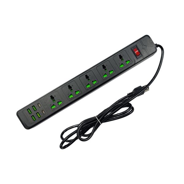 Regleta Q6UL Lucky Hawk - Negro