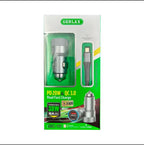 Cargador Cubo Carro GC-15 Gerlax - Gris Micro B