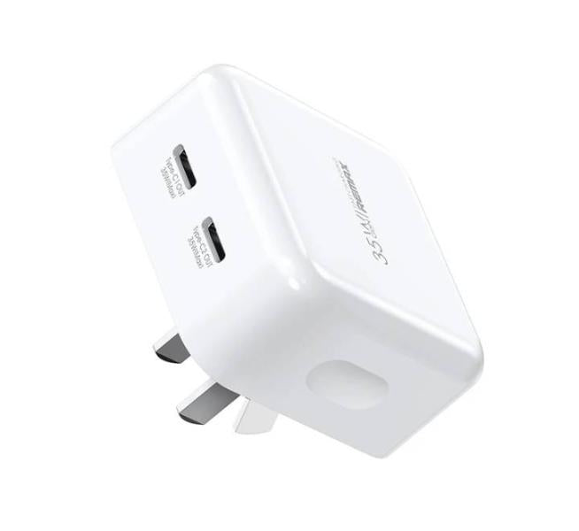 Cargador Cubo Casa RP-U87 Serie Gan Remax Remax - Blanco